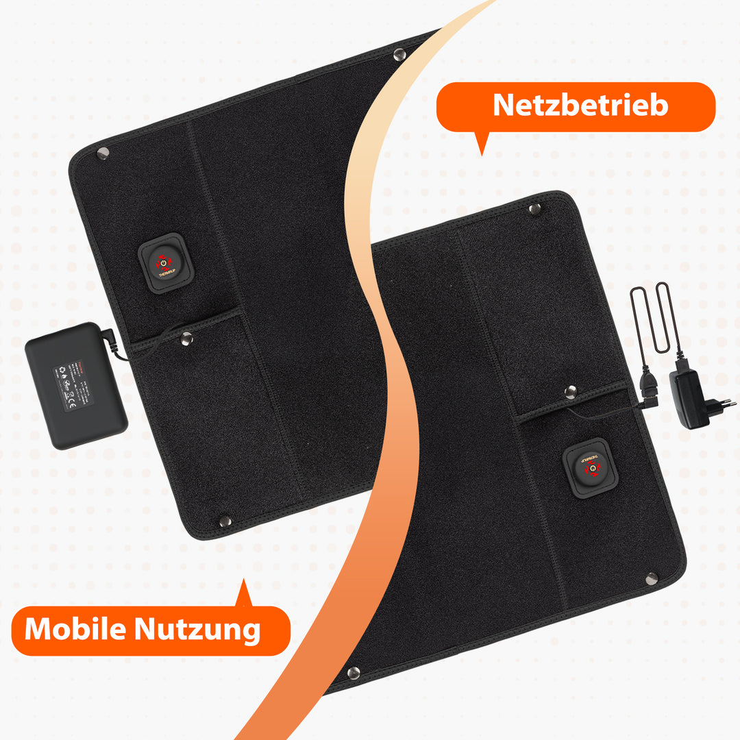 Tragbares Ferninfrarot-Heizkissen Fußwärmer Neopren