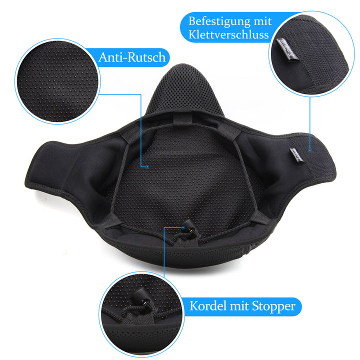 Heated bicycle saddle cover