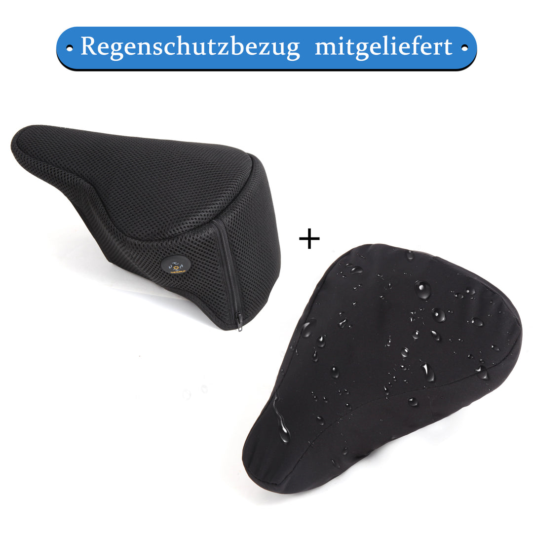 grünwald beheizbarer fahrradsattel Beheizbarer Fahrradsattelbezug mit Regenschutzbezug – Thermrup