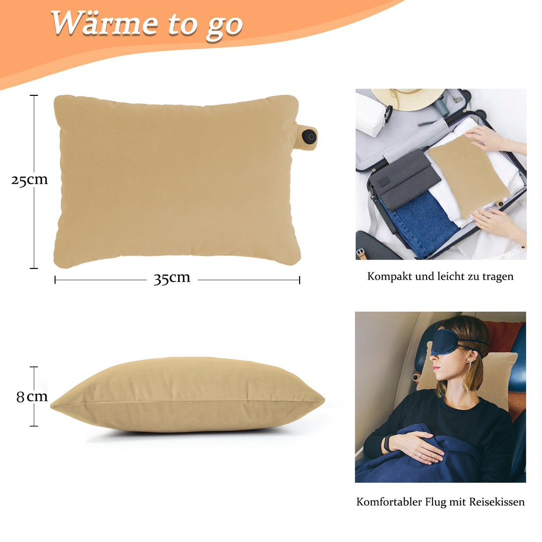 Bobo Mobile Heating Pillow USB Velvet 25x35cm