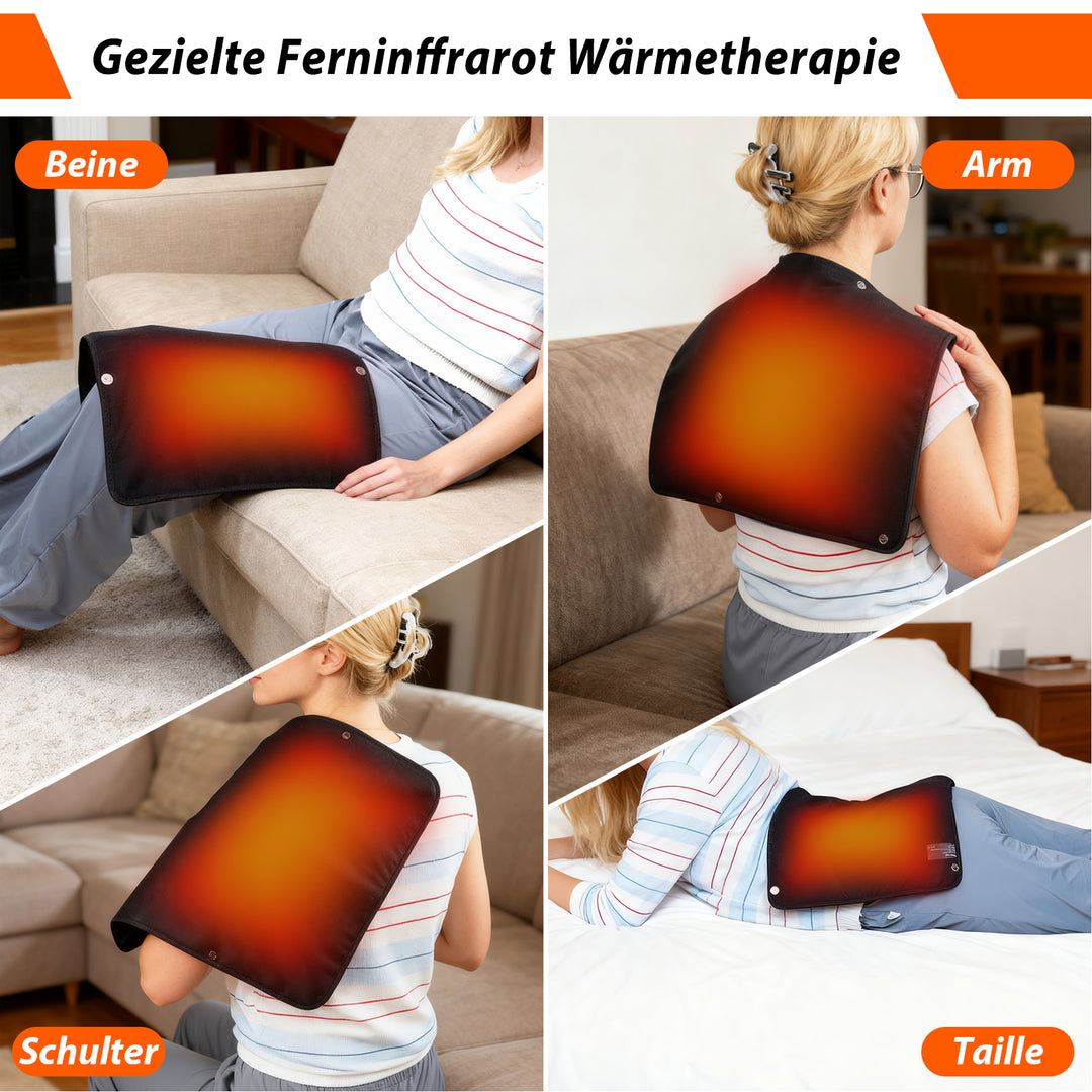 Tragbares Ferninfrarot-Heizkissen Fußwärmer Neopren