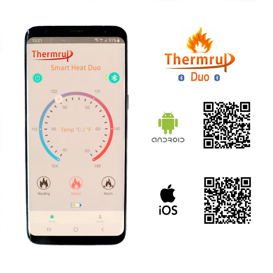 Smart Heat beheizbare Einlegesohlen App