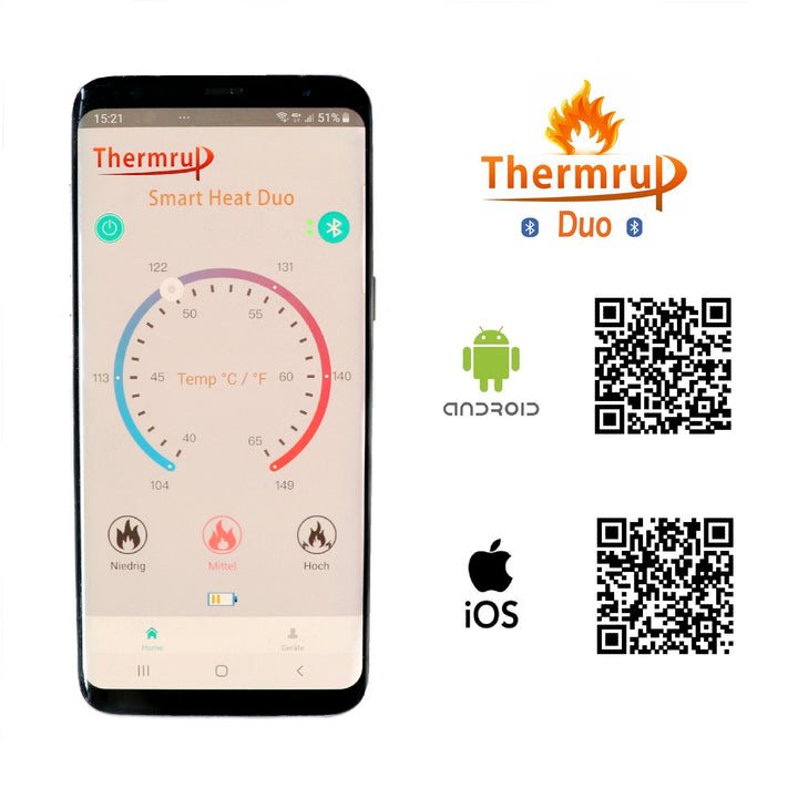 Smart Heat beheizbare Einlegesohlen App