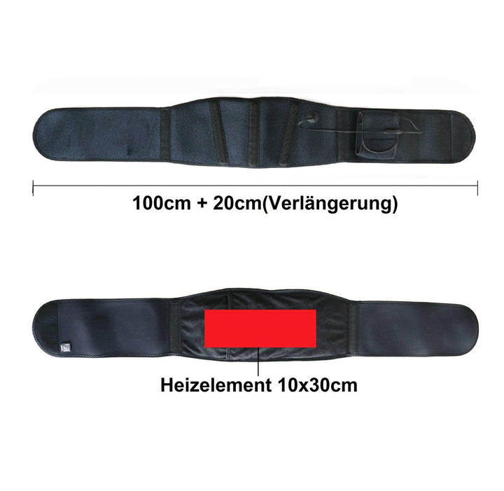 Cintura riscaldante mobile a infrarossi lontani (FIR) Funziona a batteria