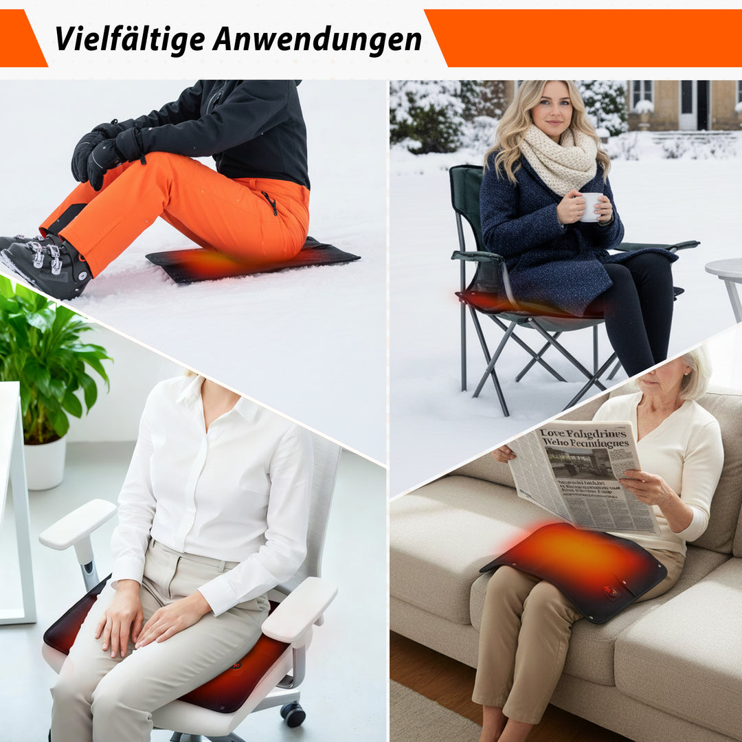 tragbares Heizkissen, mobiles Heizkissen, Fußwärmer, Ferninfrarot